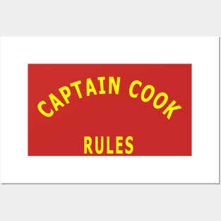 Captain Cook Rules Posters and Art